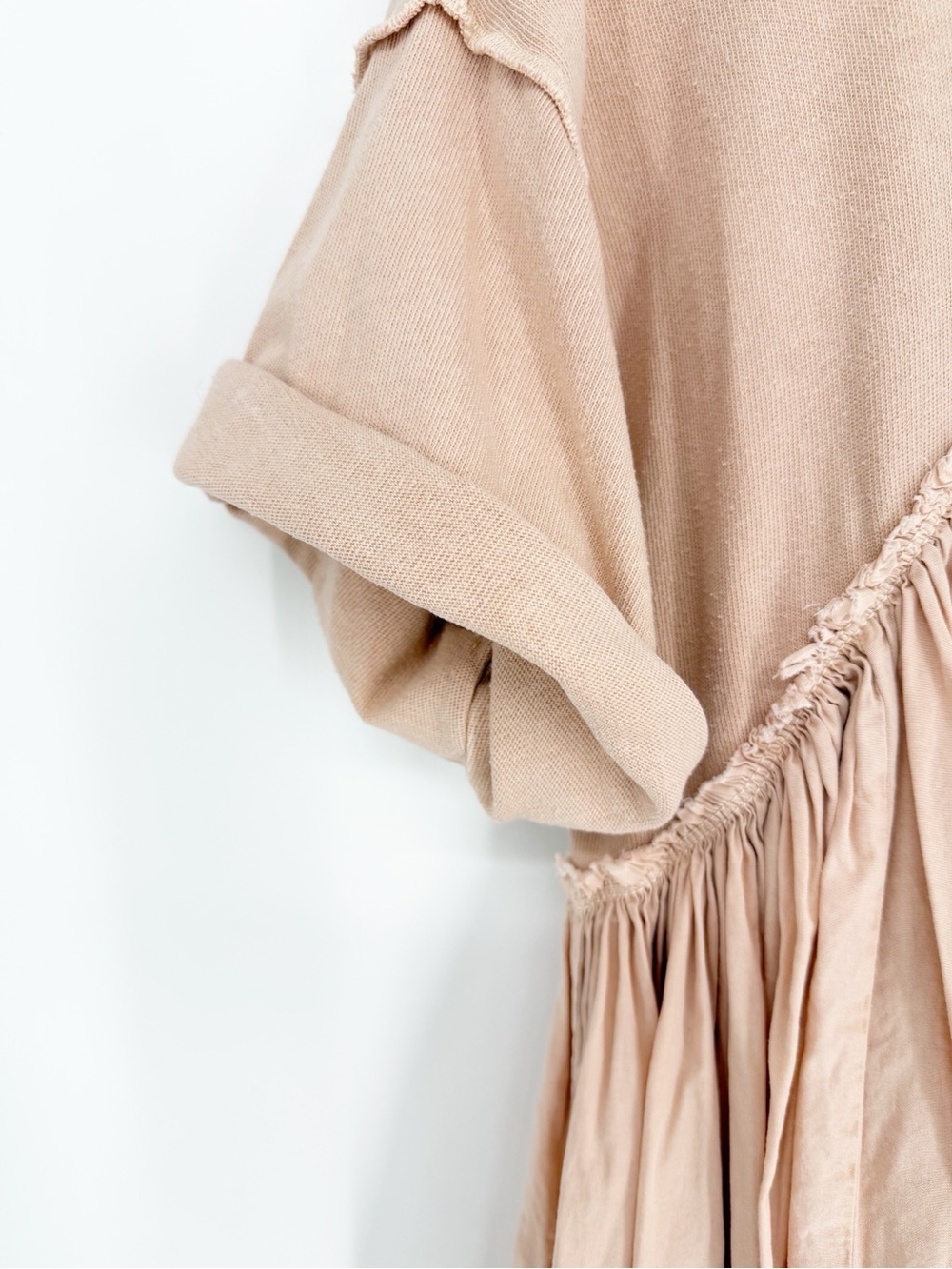 Free People Catalina Bohemian Flowy Short Sleeve Mini Dress S - Picture 6 of 8